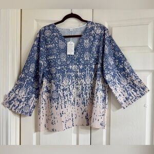 Lovely Tunic Top, XL, 3/4 length sleeves
